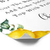Lemons Mimosa Bar Poster (Hoek)