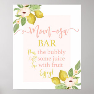 Lemons Momosa-teken Poster