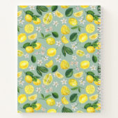 Lemons Monogram Recipe Book Notitieboek (Achterkant)