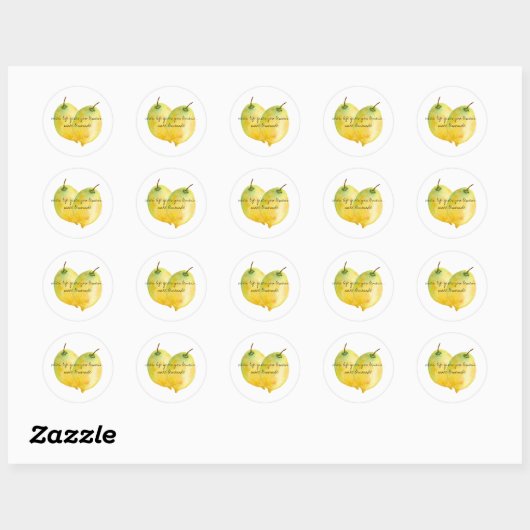 Lemons-offerte Ronde Sticker (Vel)