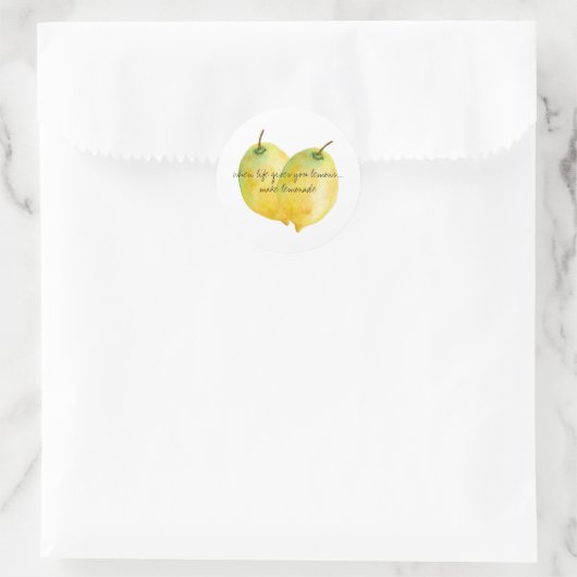 Lemons-offerte Ronde Sticker (Tas)