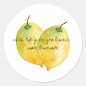 Lemons-offerte Ronde Sticker (Voorkant)