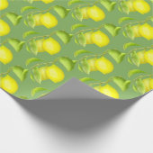 Lemons op een bijkantoor cadeaupapier (Hoek)