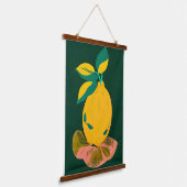 Lemon's Out of the Net Bag beroemd gemaakt door Th Hangend Wandkleed (Gebogen)