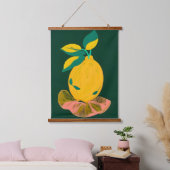 Lemon's Out of the Net Bag beroemd gemaakt door Th Hangend Wandkleed (Slaapkamer)