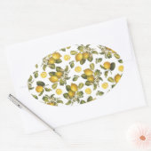  Lemons Ovale Sticker (Envelop)