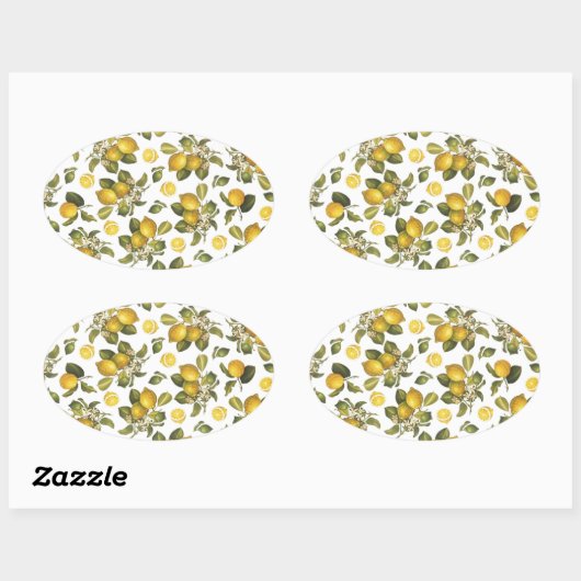 Lemons Ovale Sticker (Vel)