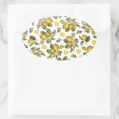  Lemons Ovale Sticker (Tas)