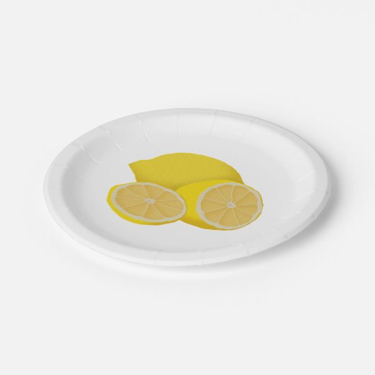 Lemons Papieren Bordje (Gekanteld)