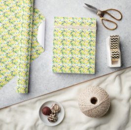 Lemons Patroon Cadeaupapier