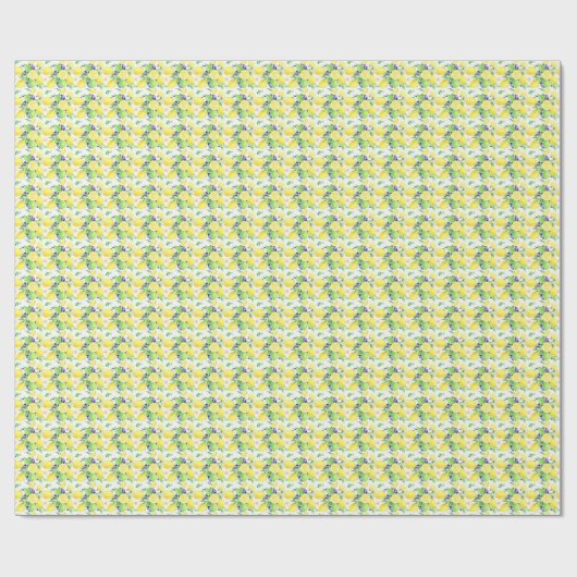 Lemons Patroon Cadeaupapier (Vlak)