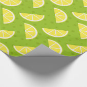 Lemons Patroon Cadeaupapier (Hoek)