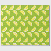 Lemons Patroon Cadeaupapier (Vlak)