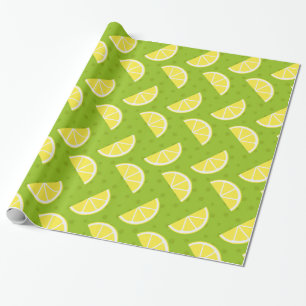 Lemons Patroon Cadeaupapier