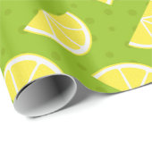 Lemons Patroon Cadeaupapier (Rol Hoek)