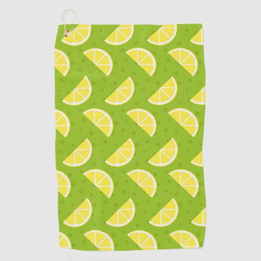 Lemons Patroon Golfhanddoek (Voorkant)
