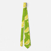 Lemons Patroon Stropdas (Achterkant)