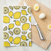 Lemons Patroon Theedoek (Quarter Fold)