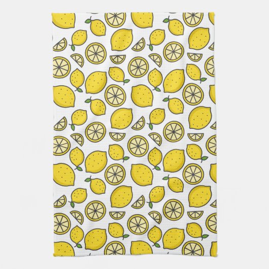 Lemons Patroon Theedoek (Verticaal)