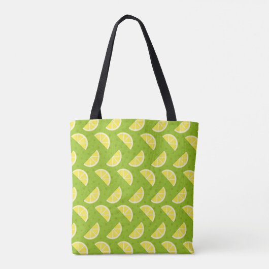 Lemons Patroon Tote Bag (Achterkant)