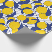 Lemons Pattern Cadeaupapier (Hoek)