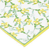 Lemons pattern short table runner korte tafelloper (Hoek)