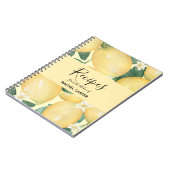 Lemons Personalized Recipe Notitieboek (Linkerzijde)