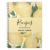 Lemons Personalized Recipe Notitieboek (Voorkant)