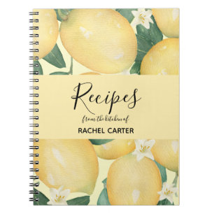 Lemons Personalized Recipe Notitieboek