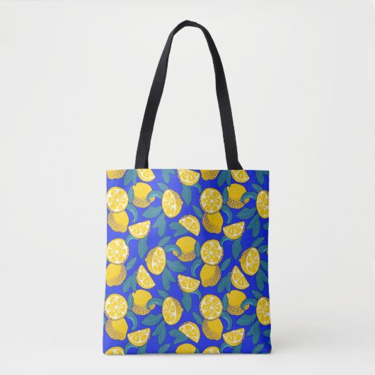 Lemons Pop Art Tote Bag (Voorkant)