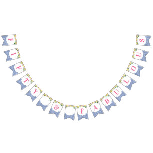 Lemons Positano 50 & Fabulous 50ste verjaardagsfee Vlaggetjes