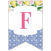 Lemons Positano 50 & Fabulous 50ste verjaardagsfee Vlaggetjes (Eerste vlag)