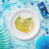 Lemons Quote Papieren Bordje (Feest)