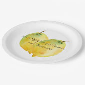 Lemons Quote Papieren Bordje (Gekanteld)
