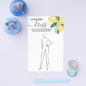 Lemons raden de Kaart van het dress Vrijgezellenfe (Enkel)