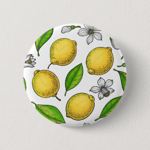 Lemons Ronde Button 5,7 Cm