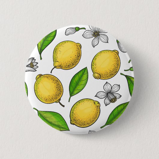 Lemons Ronde Button 5,7 Cm (Voorkant)