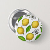 Lemons Ronde Button 5,7 Cm (Voorkant /achterkant)