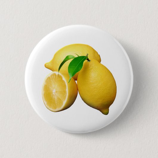Lemons Ronde Button 5,7 Cm (Voorkant)