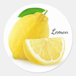 Lemons Ronde Sticker