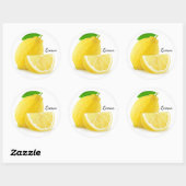 Lemons Ronde Sticker (Vel)