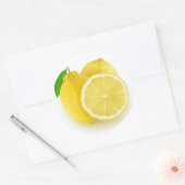 Lemons Ronde Sticker (Envelop)