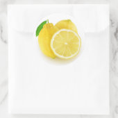 Lemons Ronde Sticker (Tas)