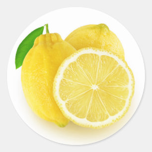 Lemons Ronde Sticker