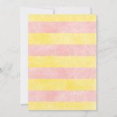 Lemons roze Baby shower per post Kaart (Achterkant)