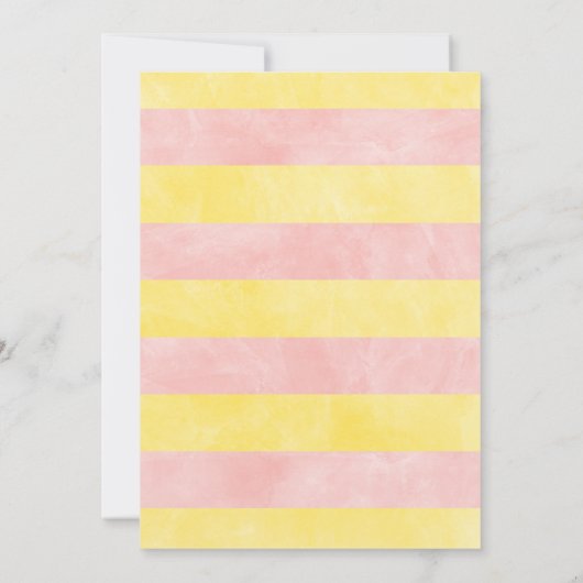 Lemons roze Baby shower per post Kaart (Achterkant)