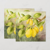 Lemons schilderen (Voorkant / Achterkant)