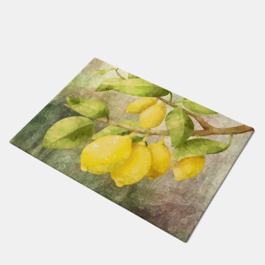 Lemons schilderen deurmat (Schuin)