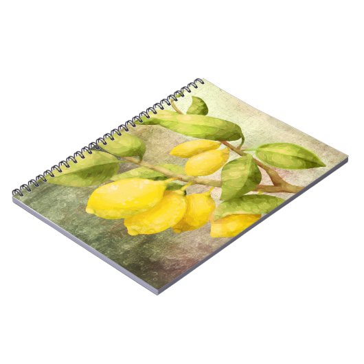 Lemons schilderen notitieboek (Linkerzijde)