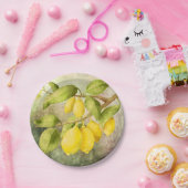 Lemons schilderen papieren bordje (Feest)